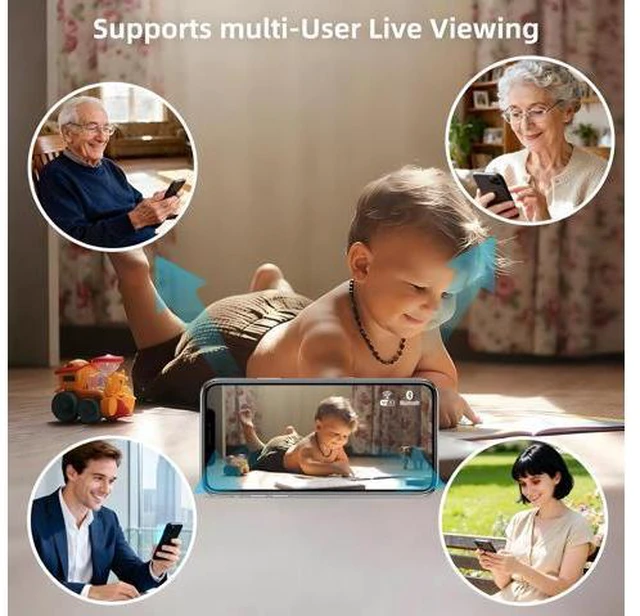 Main image of Hidden Camera,4K Mini Camera,Nanny Cam Hidden Camera,WiFi Spy Camera with Night Vision & Motion Detection,Camaras Espias Ocultas for Pet/Baby/Nanny