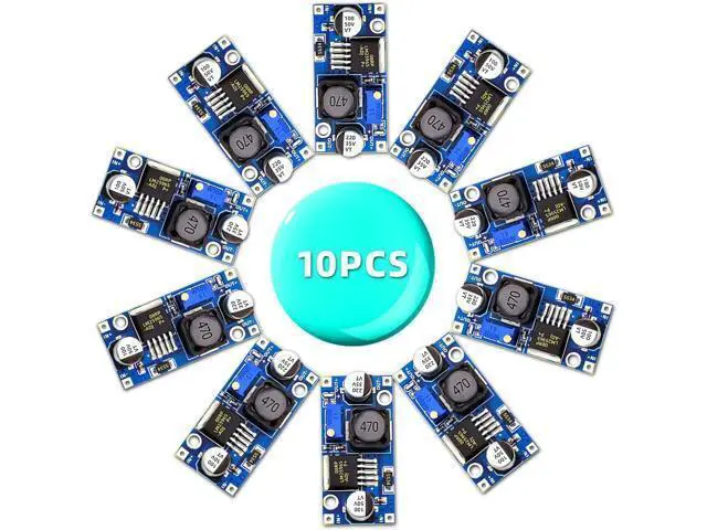 Main image of 10 Pack LM2596 DC-DC Adjustable Buck Converter 3.0-40V to 1.5-35V Power Supply Step Down Voltage Regulator Module