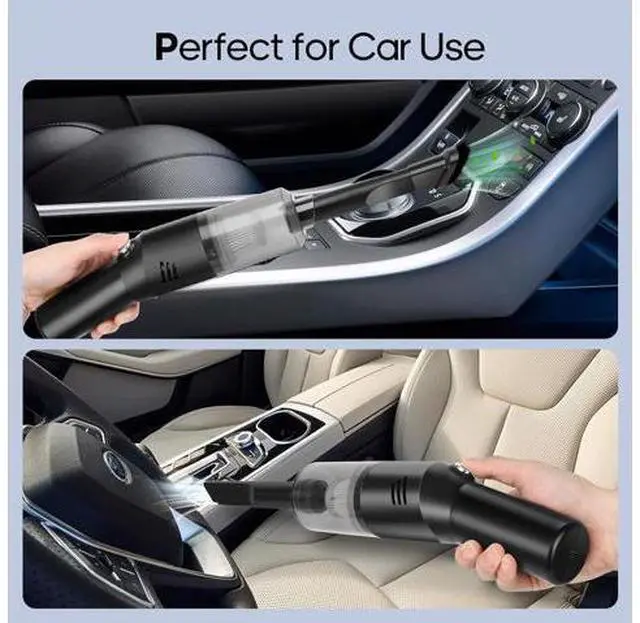 Main image of Auloea Portable Mini Car Vacuum Cleaner, High Power Cordless(400g) Handheld Rechargeable Vacuum Cleaner for Desk V06