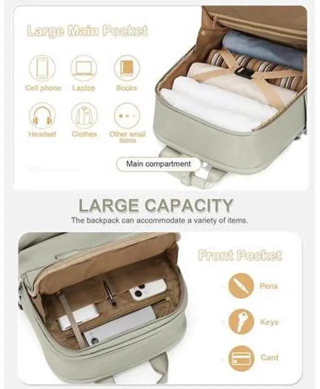 Main image of wepadre Small Travel Backpack Carry on Flight Approved Personal Item Travel Bag Carry on Backpack for Women Work Laptop Backpack for Traveling Carry on Luggage Mochila De Viaje