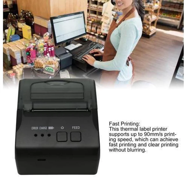 Main image of POS Printer, 5810DD 58MM BT Thermal Receipt Printer, 90mm s Hight Speed, for Win 9/2000/2003/7/XP/8/10/11, for Vista, for OS X Laptop, for Android