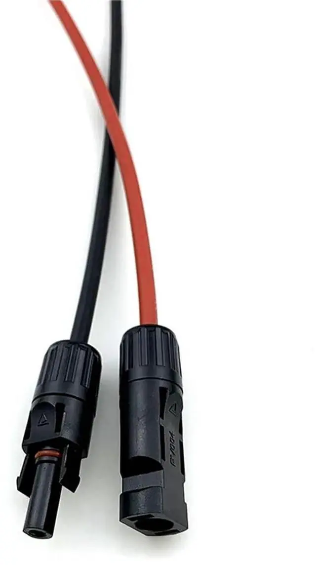 Alt view image 4 of 4 - 1M 2M 3M 5M 8M 10M 15M 20M Female and Male Single Head Solar Extension Wire Cable PV Wire 6/4/2.5 mm2 Solar PV Cable(Black,9m,12AWG 4mm)