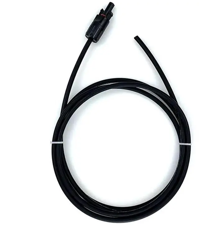 Main image of 1M 2M 3M 5M 8M 10M 15M 20M Female and Male Single Head Solar Extension Wire Cable PV Wire 6/4/2.5 mm2 Solar PV Cable(Black,9m,12AWG 4mm)