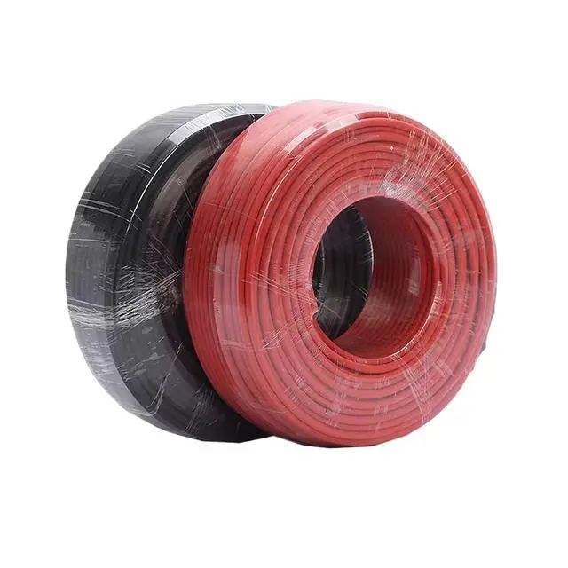 Alt view image 2 of 6 - 14/12/10 AWG Solar Photovoltaic Cable 2.5mm2 4mm2 6mm2 Solar Panel DC Extension Black or Red Copper Wire for Solar PV System(Red Cable,8 Meter,16 AWG-1.5 Square)