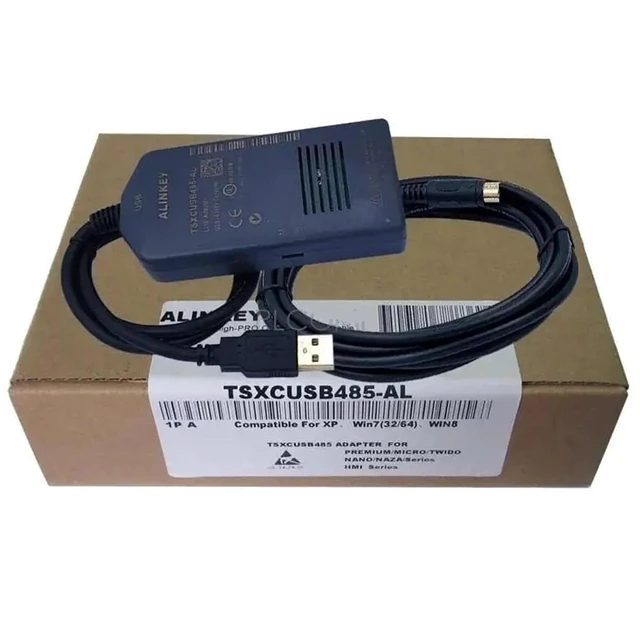 Alt view image 2 of 3 - TSXCUSB485 TSXCRJMD25 USB Programming Cable with Driver Replace TSXPCX3030 for Win7 10