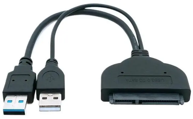 Main image of USB 3.0 to SATA 22 pin Adapter Cable for 2.5/3.5 inch HDD External Power Hard Drive Converter