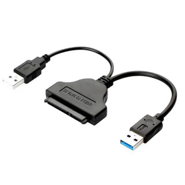 Alt view image 4 of 6 - USB 3.0 to SATA 22 pin Adapter Cable for 2.5/3.5 inch HDD External Power Hard Drive Converter