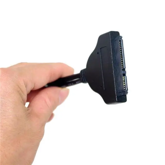 Alt view image 5 of 6 - USB 3.0 to SATA 22 pin Adapter Cable for 2.5/3.5 inch HDD External Power Hard Drive Converter
