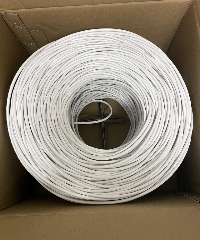 Alt view image 3 of 3 - 1000ft Cat5e Plenum CMP 350MHZ Bulk Ethernet Cable