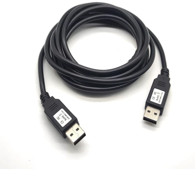 Alt view image 3 of 6 - USB NMC-2.5m USB 2.0 to USB 2.0 Serial Communication PC to PC Data Transmission Communication Cable with FT232R Chipset 2.5Meter