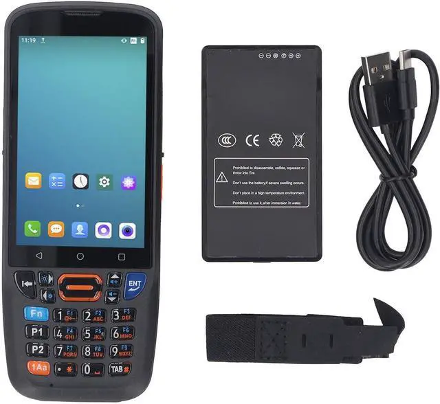 Alt view image 7 of 7 - 1D 2D QR Barcode Scanner, 4.0 Inch Screen Digital Printed Bar Code Reader Cordless Handheld Barcode Scanner Compact Plug and Play, Handhled QR Bar Code Reader Data Collector