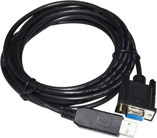 Alt view image 2 of 4 - F/;TD/;1 FT232RL CHIP USB to D-SUB 9-PIN DB9 Female/Male RS232 Serial Programming Communication Cable Fit Compatible g/*e FANUC Automation to PC(1.8m,USB to DB9 Male)