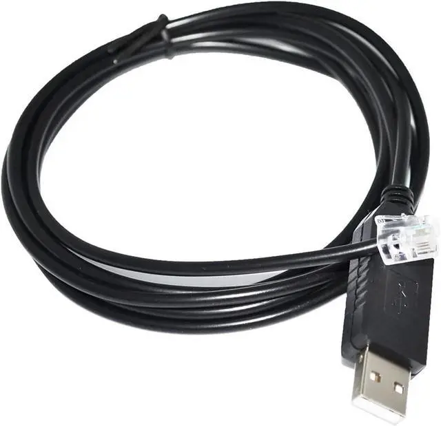 Alt view image 3 of 5 - FT232RL CHIP USB / DB9 to RJ9 4P4C Plug RS232 Converter Serial Communication Cable for NOVATEK-Electro OM-310 Connect to PC(5M,FT232RL Chip)