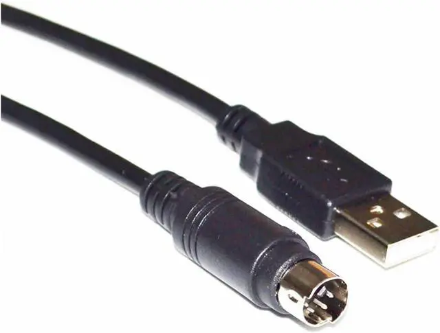 Alt view image 4 of 6 - USB to Serial Converter USB to MINI DIN 6 PIN MD6 Male Program Upgrade Cable for Automobile,USB A MINI-DIN 6PIN Inspection DST010 KABLE(3.6m)
