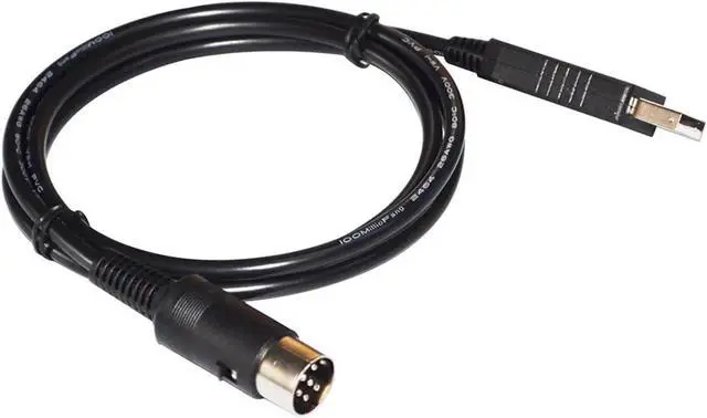 Alt view image 2 of 4 - ZHANGLH F&T>D*I FT232RL USB to UART TTL 6PIN DIN Plug Adapter CAT Programming Cable for FRG-100 FRG-965 FRG-8800 FRG-9600 FIF-232C(3m)