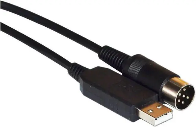 Alt view image 3 of 4 - ZHANGLH F&T>D*I FT232RL USB to UART TTL 6PIN DIN Plug Adapter CAT Programming Cable for FRG-100 FRG-965 FRG-8800 FRG-9600 FIF-232C(3m)