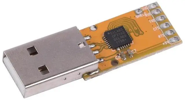 Alt view image 4 of 6 - CP2102 PL2303 USB 2.0 to 3.5mm 2 Poles Jack RS232 Serial Adapter Converter Cable(FT232RL)