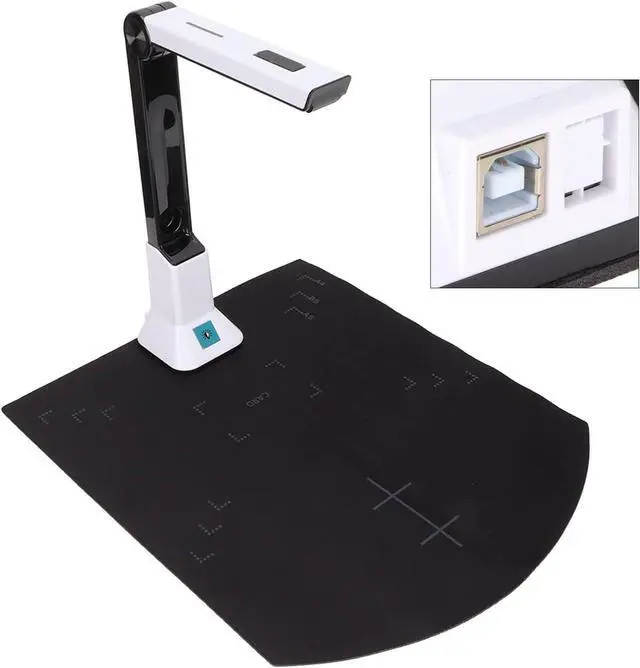 Alt view image 4 of 7 - USB HD Document Camera Scanner with Auto Focus for Video Conferencing with Remote Learning, Portable, White and 1 Pack