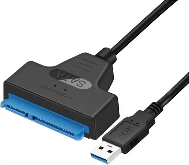 Alt view image 2 of 3 - USB 3.0 to SATA Adapter Cable Support 22 Pin 2.5 Inch External HDD SSD Hard Disk Drive Cable