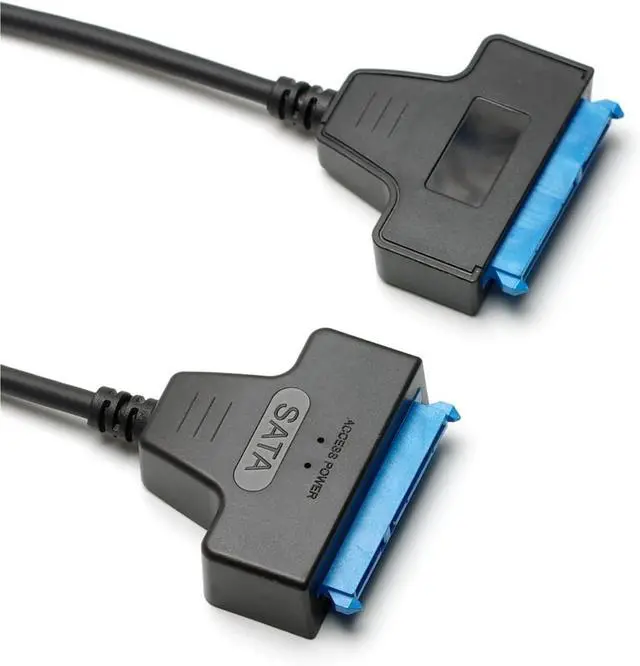 Alt view image 3 of 3 - USB 3.0 to SATA Adapter Cable Support 22 Pin 2.5 Inch External HDD SSD Hard Disk Drive Cable