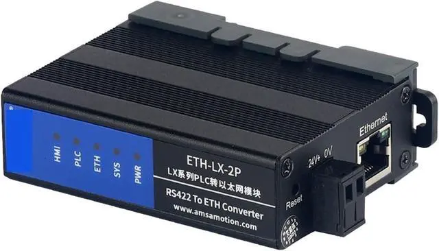 Alt view image 4 of 5 - ETH-LX-2P RS422 to ETH Conveter for LX Series Serial to Ethernet Module Support Modbus