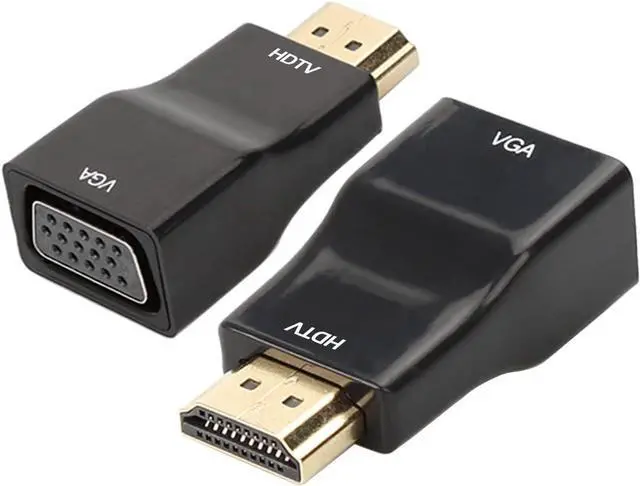 Alt view image 6 of 6 - Modern HDMI to VGA Adapter 1080P Full HD for Raspberry Pi - Black