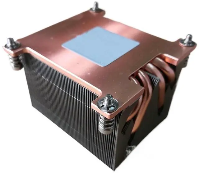 Alt view image 2 of 3 - Copper Aluminum Hydraulic CPU Radiator 1156 Ultra-Quiet Fan