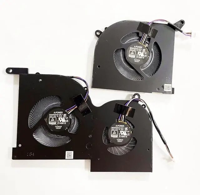Alt view image 4 of 6 - CPU+GPU Cooling Fan for MSI Stealth GS66 WS66 MS-16V4 16V4-G-CW | 11UG 11UE 11UH 11UMT 11UKT Creator 15 OLED BS5005HS-U4Q 16V4-CPU BS5005HS-U3J 16V4-G-CCW