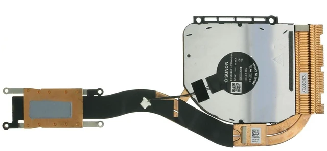 Alt view image 2 of 6 - 00WR96 CPU Cooling Fan with Heatsink Replacement for Dell Latitude 7420 E7420 0WR96 AT30S002ZSL EG50040S1-CM60-S9A DC 5V 0.41A 4-PIN
