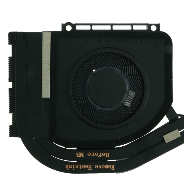 Alt view image 4 of 6 - 00WR96 CPU Cooling Fan with Heatsink Replacement for Dell Latitude 7420 E7420 0WR96 AT30S002ZSL EG50040S1-CM60-S9A DC 5V 0.41A 4-PIN
