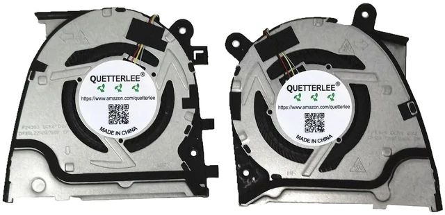 Alt view image 2 of 2 - New Laptop CPU + GPU Cooling Fan for ASUS Rog Zephyrus 2025 GA403W GA403WW GA403WR Series 13NR0MA0AP0102 13NR0MA0AP0202 F24393 F24394 DFS5L22H05G86K DC5V Fan