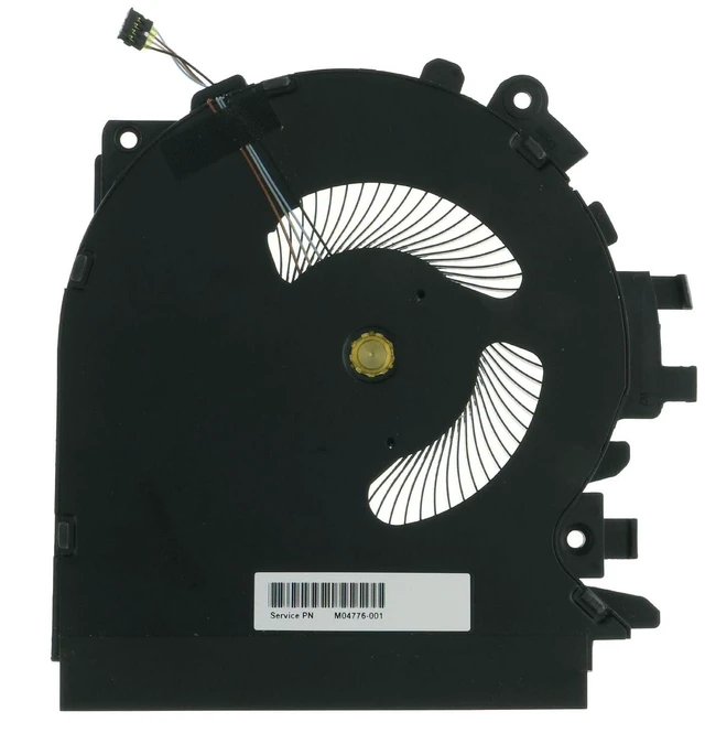 Alt view image 4 of 6 - Replacement CPU+GPU Cooling Fan for HP Envy 15-EP0xxx 15-EP0001DX 15-EP0008CA 15-EP0010CA 15-EP0010NR 15-EP0020CA 15-EP0025CL 15-EP0061NR 15-EP0098NR M04777-001 M04776-001