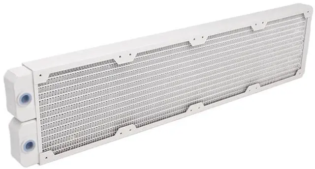Main image of Computer Water Cooling Piano White Copper Radiator 14 Flat Tube Single Layer Copper fin Suitable 12cm Fan. TSRP-TW480W