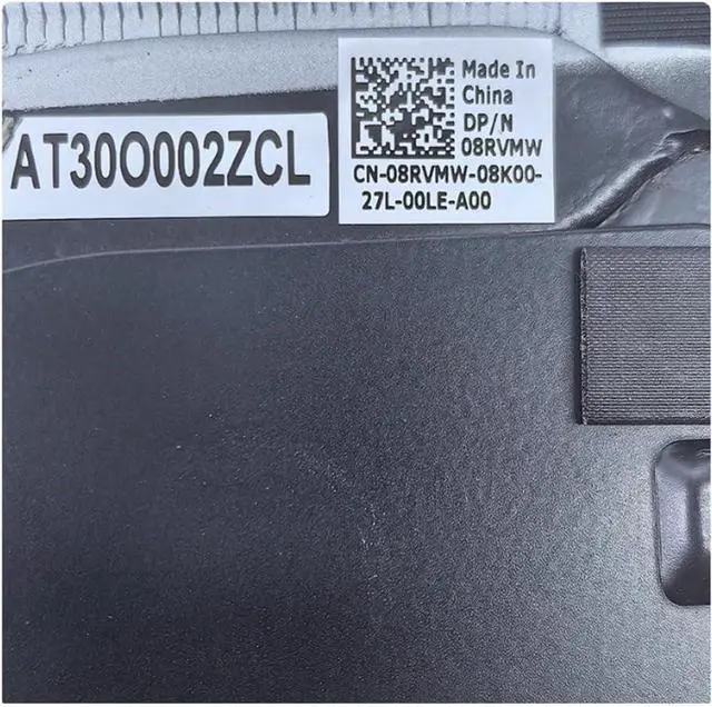 Alt view image 3 of 3 - Laptop Heatsink&Fan for DELL Precision 7560 08RVMW 8RVMW GDB55-PQ AT30O003ZCL 0CD6WC CD6WC 0M06D7 M06D7 Fit Nvidia Quadro T1200 Graphics New