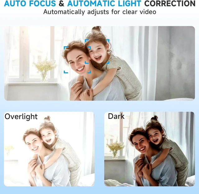 Alt view image 3 of 7 - AOC 4K Webcam for PC, Streaming Computer Camera with Noise-Canceling Mic