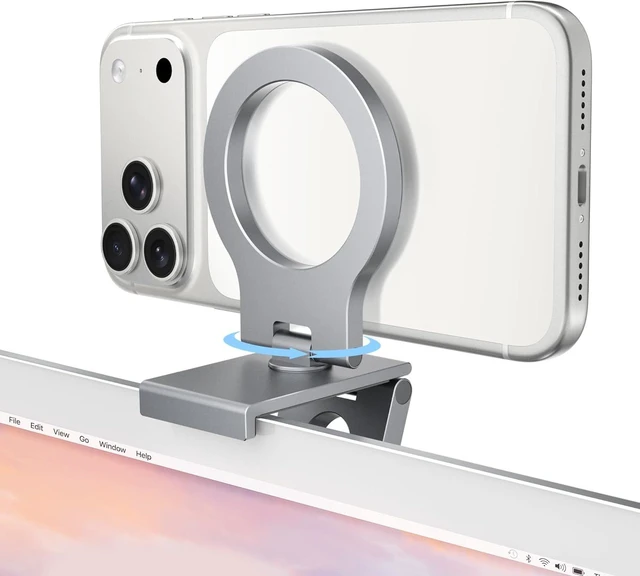 Main image of Itramax 360° Continuity Camera iPhone Webcam Mount for iMac&Desktop Monitor