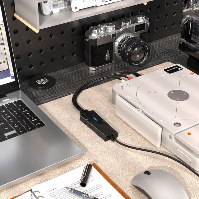 Alt view image 7 of 7 - DriverGenius AudioXfer USB Audio Capture Card Device
