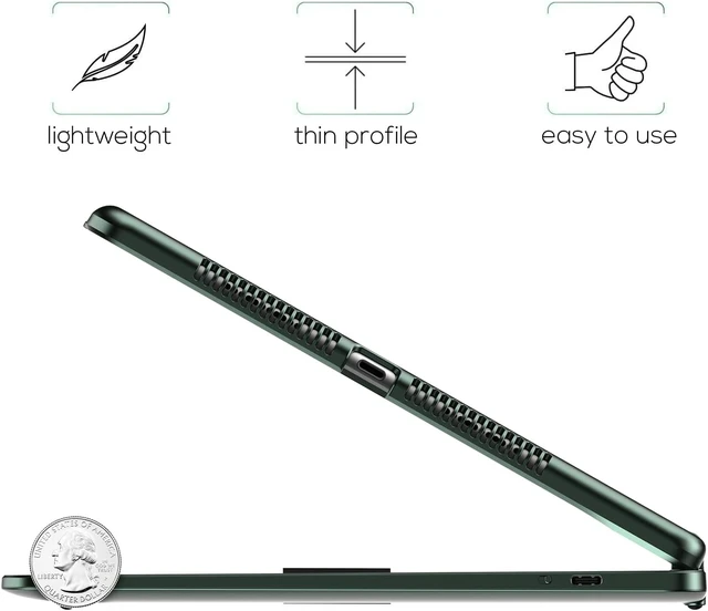 Alt view image 4 of 7 - typecase Touch Keyboard Case for iPad 9th/8th/7th Gen, 360° Rotating