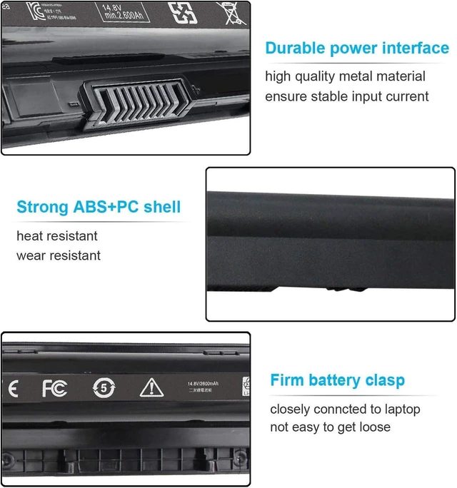 Alt view image 4 of 7 - 40Wh M5Y1K 14.8V Battery for Dell Inspiron 15 5000 3000 Series 5566 5555