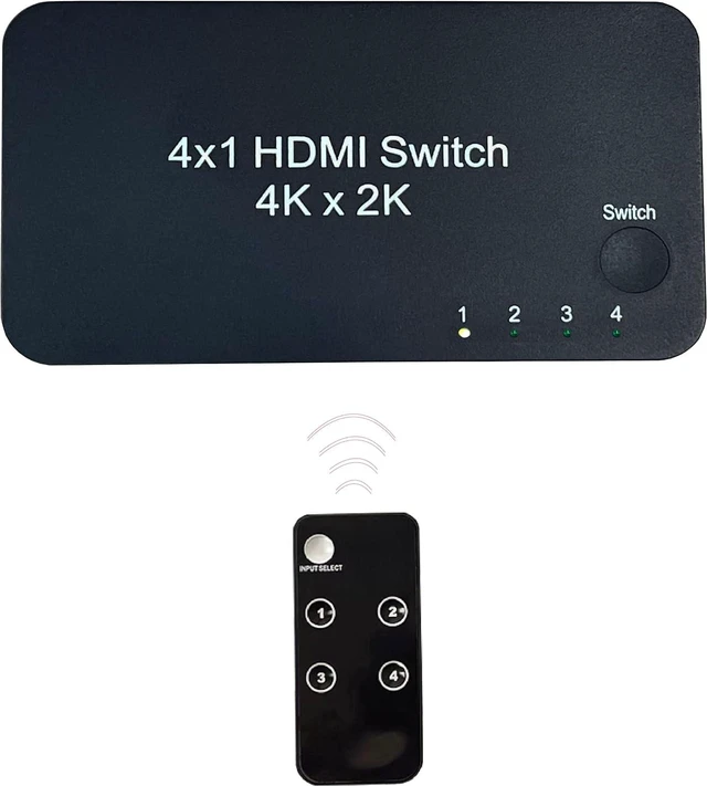 Main image of HDMI 4 in 1 Out switcher, 4K@60hz HDMI Switcher