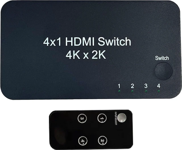 Alt view image 5 of 6 - HDMI 4 in 1 Out switcher, 4K@60hz HDMI Switcher