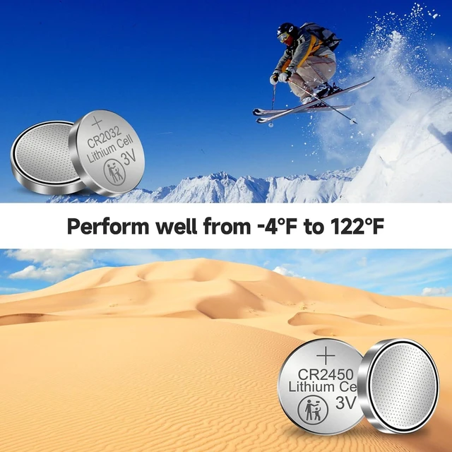 Alt view image 5 of 6 - CR2450 Lithium Battery 3 Volt 600mAh Coin Button Cell 100 Pack