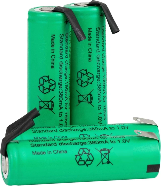 Alt view image 7 of 7 - Tenergy AA 1.2V NiMH 2000mAh Flat Top Rechargeable AA Batteries with Tabs, 10 Pack