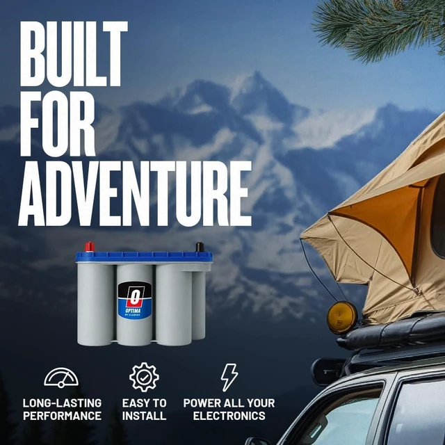 Alt view image 5 of 7 - OPTIMA® Batteries D31M BLUETOP® Boat and RV Dual Purpose Sealed AGM Battery