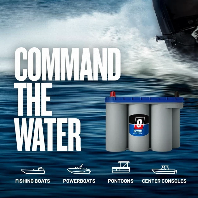 Alt view image 6 of 7 - OPTIMA® Batteries D31M BLUETOP® Boat and RV Dual Purpose Sealed AGM Battery