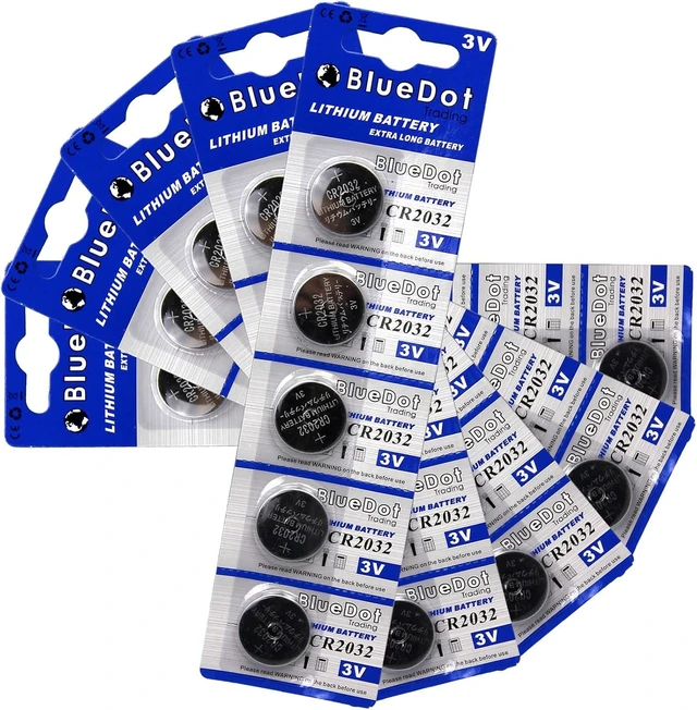 Alt view image 4 of 6 - BlueDot Trading CR2032 Batteries, 30 Count High Power Lithium 3V Coin Battery Ideal for Door openers, LED Lights, Game Consoles, car/Key fobs, 1 Pack of 30