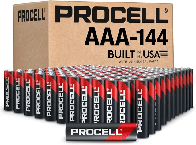 Main image of PROCELL AAA Alkaline Batteries, 1.5V Professional Batteries, 144-Count Bulk
