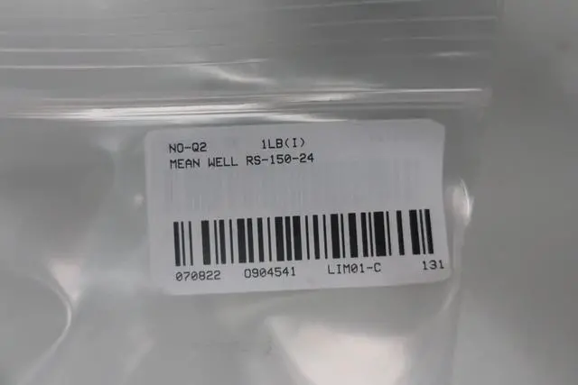 Alt view image 7 of 7 - MEAN WELL RS-150-24 AC to DC Power Supply 100-120/200-240V-AC 6.5A AMP 24V-DC