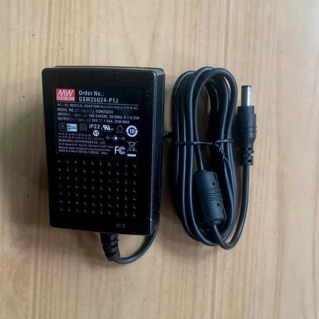 Main image of MEAN MELL Mean Well GSM25U12-P1J 25W AC-DC Reliable Green Medical Adaptor 12V/2.08A