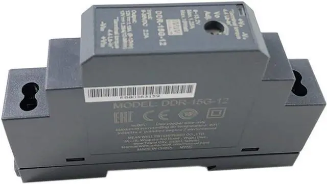Main image of Original Mean Well DIN Rail DC-DC Converter DDR-15G Input 9-36V DC to 12V DC 1.25A 15W meanwell Switching Power Supply Power Converter (12V/24Vdc to 12Vdc)